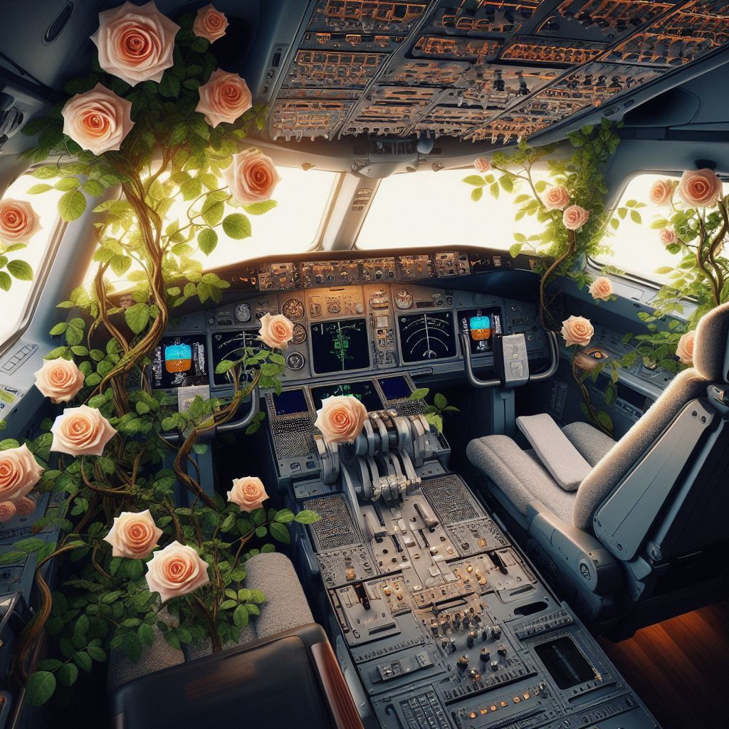 Climbing Rose in the Cockpit