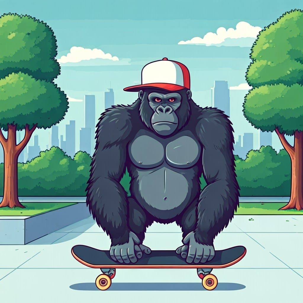 1980s style skateboard game