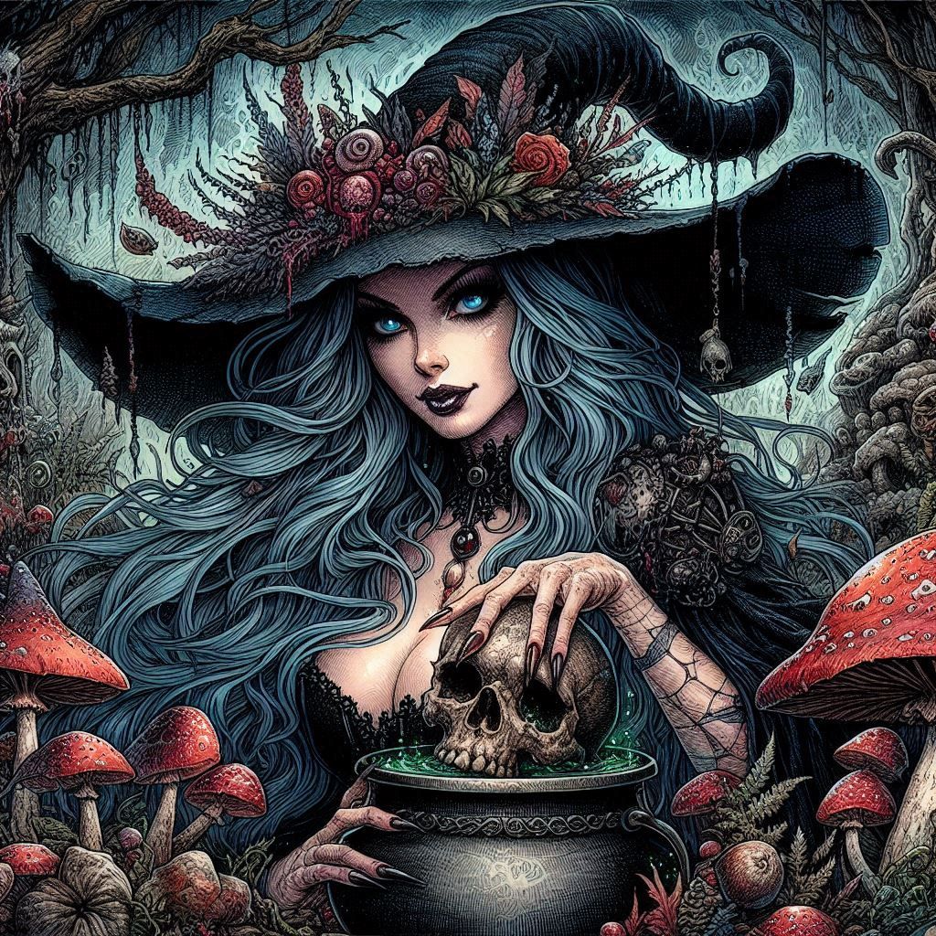 Blue Haired Witchery