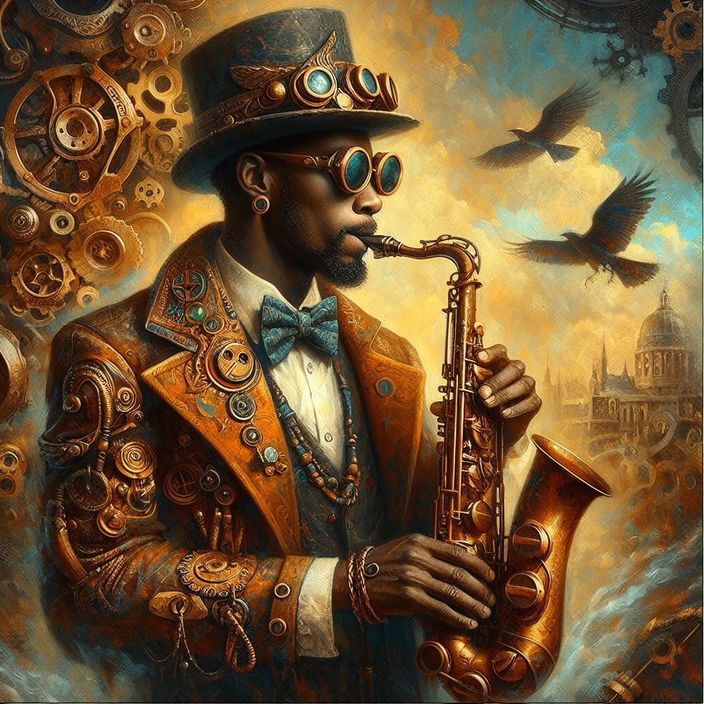steampunk sax