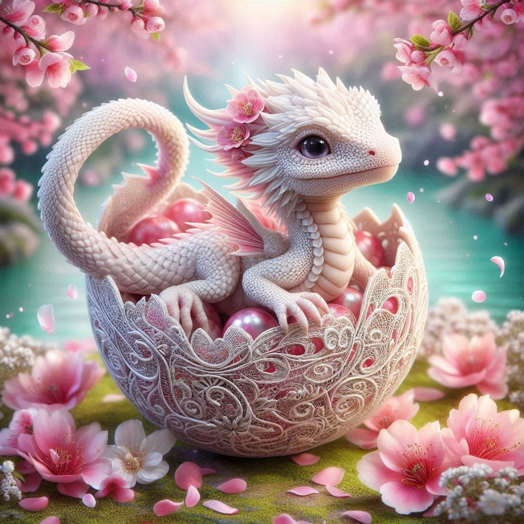 Little cute Cherry Blossom Dragon (2)