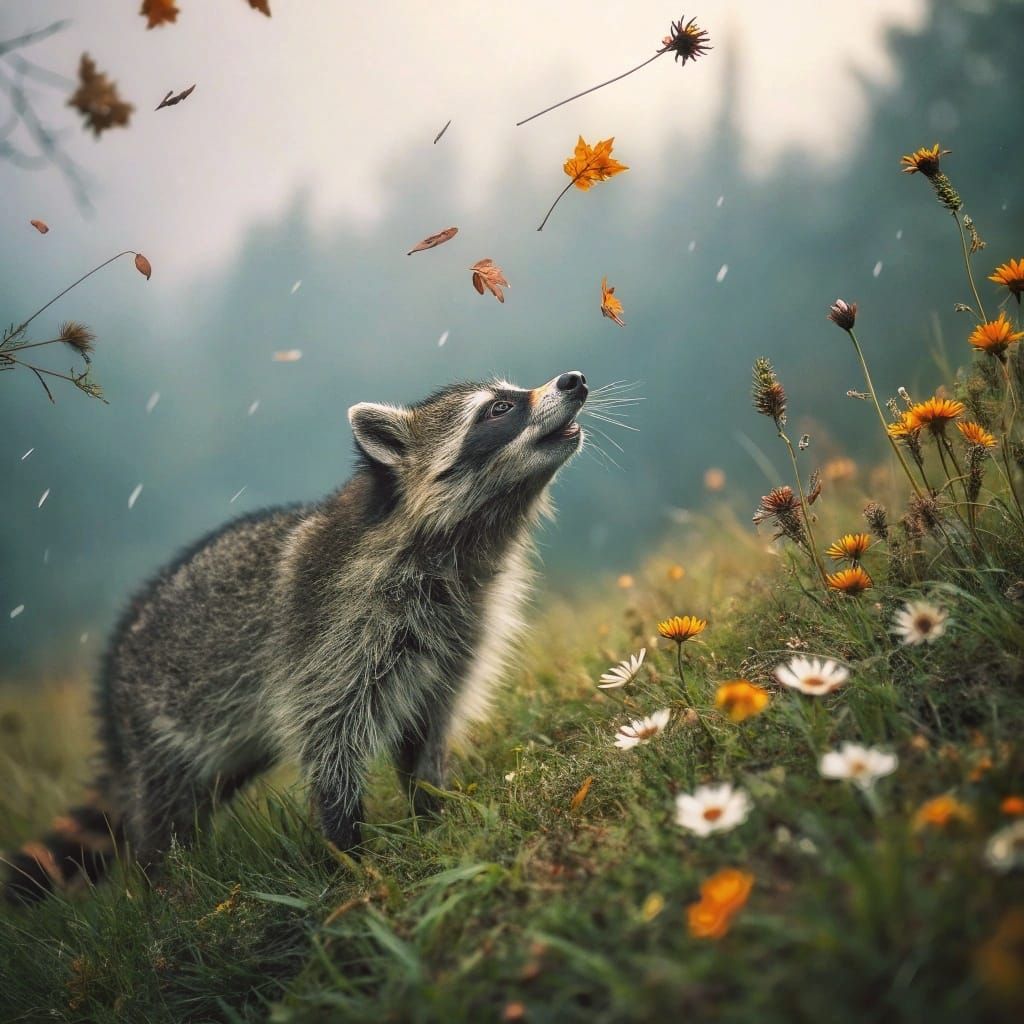 Relaxing Racoon 👍😊