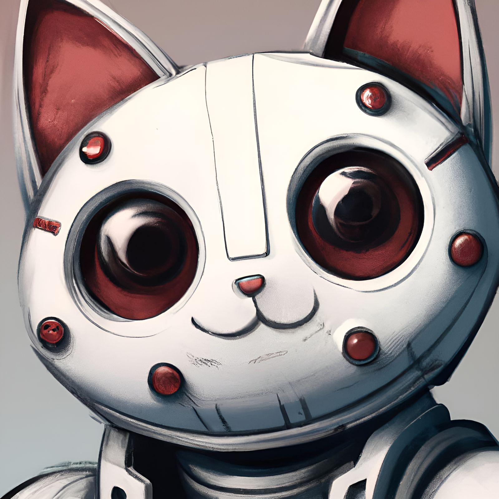 Kitten robot - AI Generated Artwork - NightCafe Creator