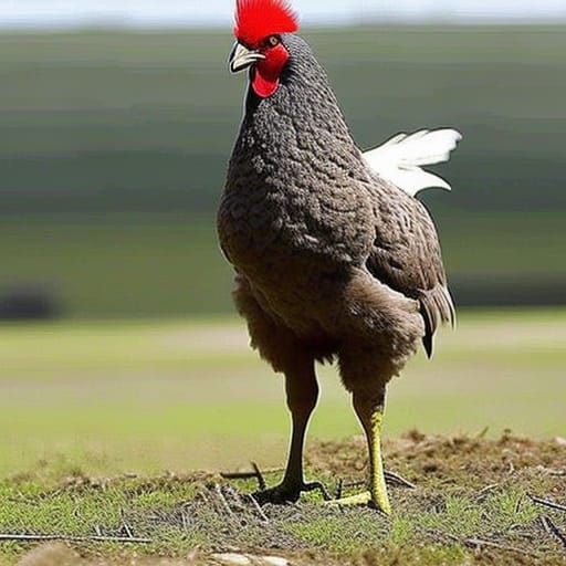 mythical creature looks like a chicken with 8 feet