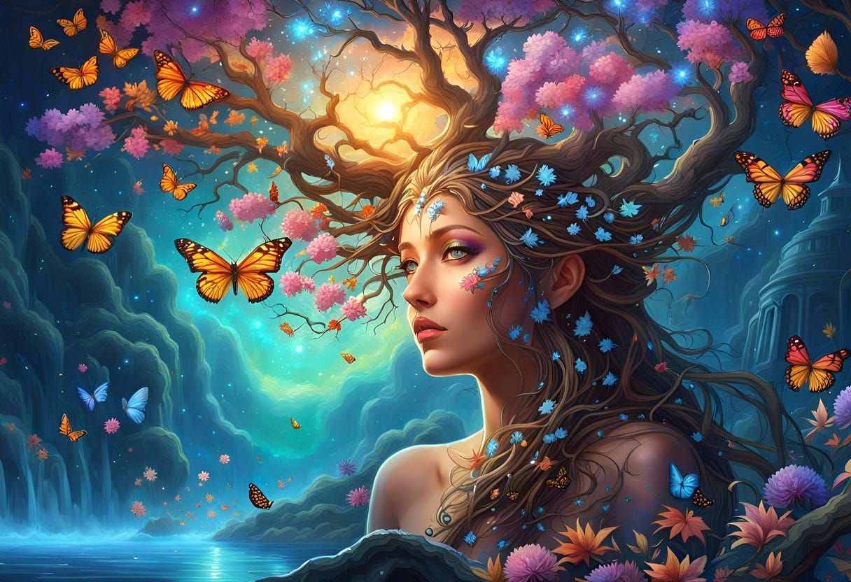 Earthmother, The Goddess Gaia  by @Tallameia