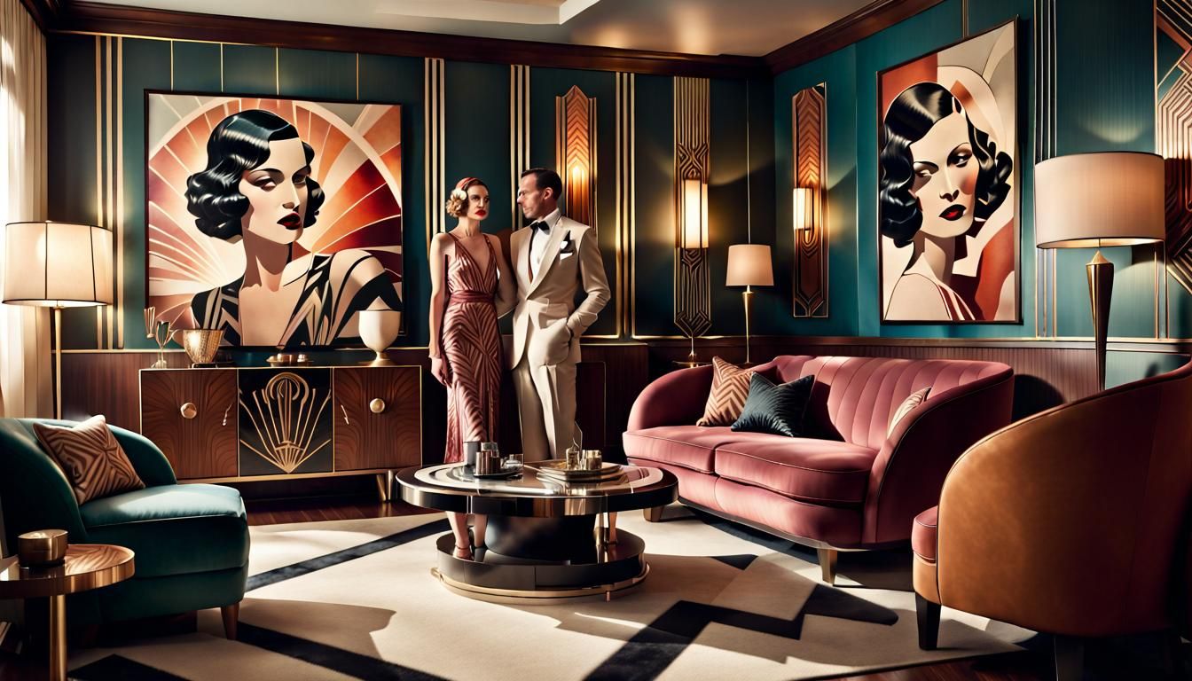 Chic Living: Modern Deco 24 - AI Generated Artwork - NightCafe Creator