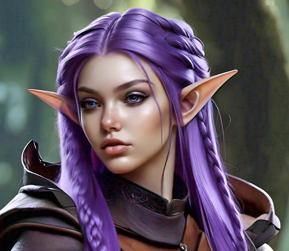 Purple Elf Close 01
