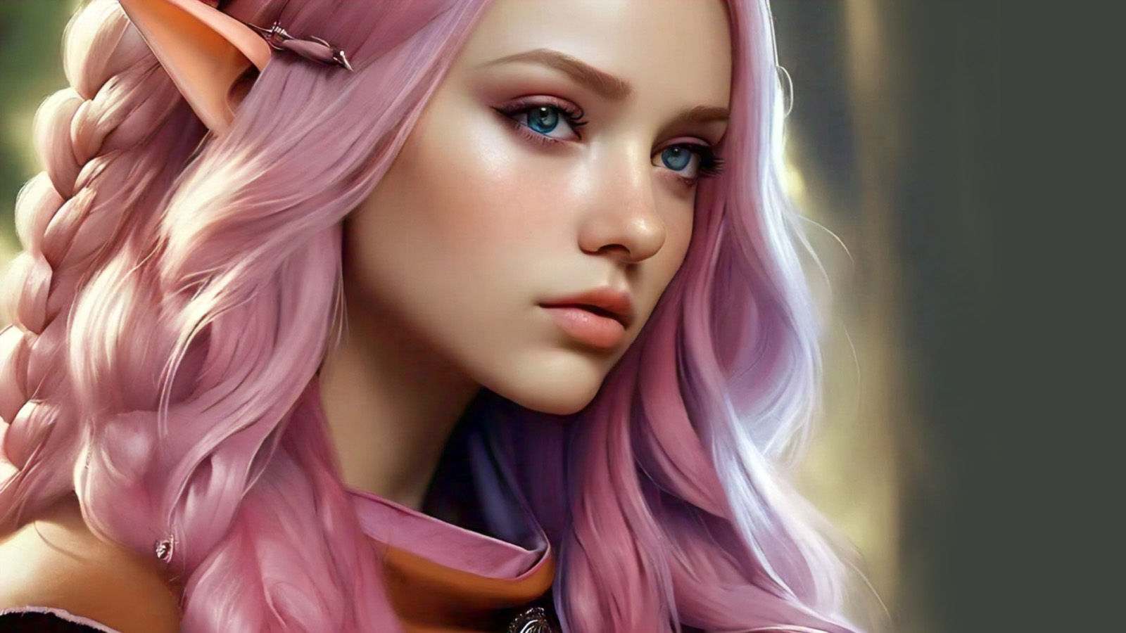 Pink Elf Very Close 01