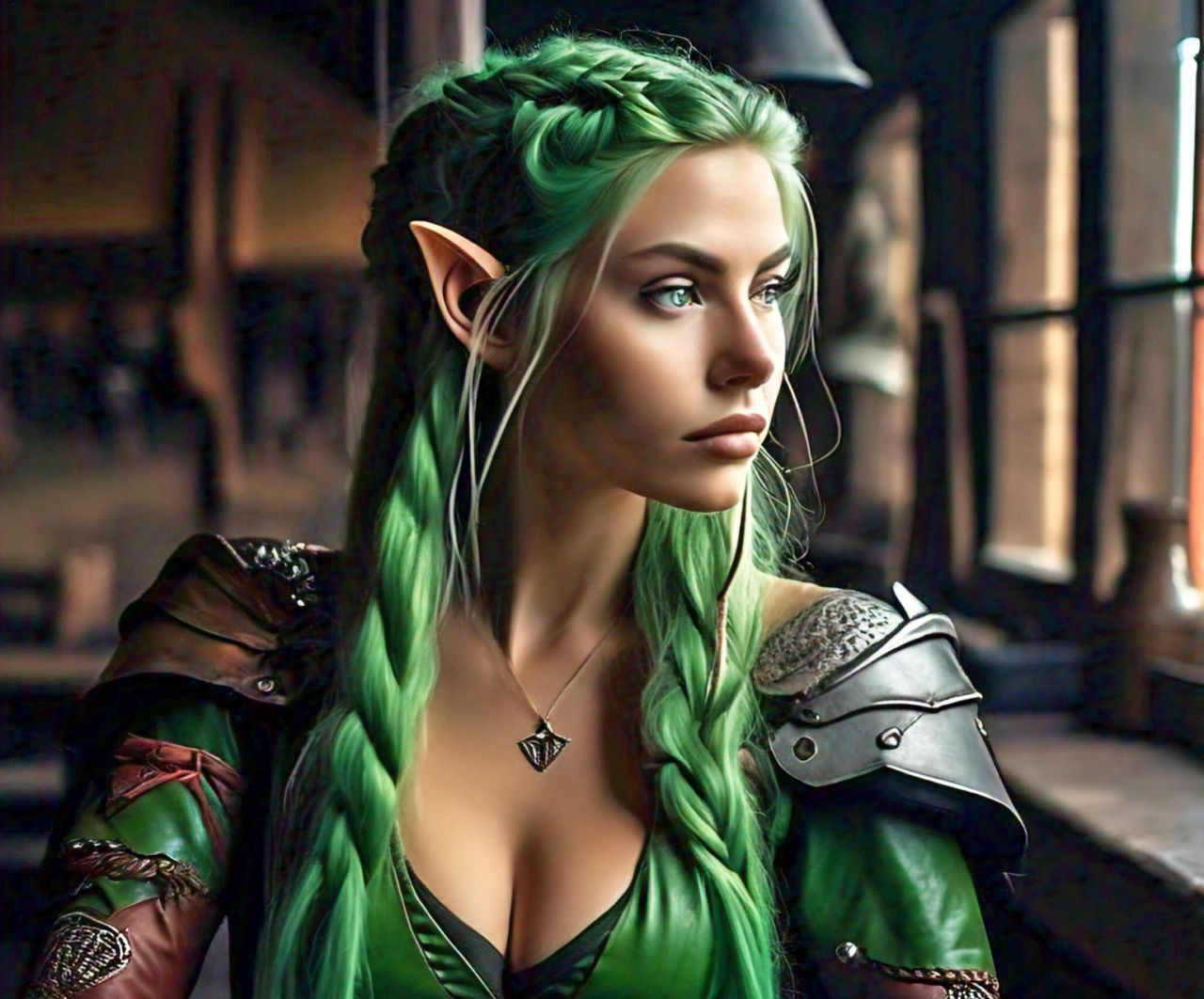 Green Elf Waiting