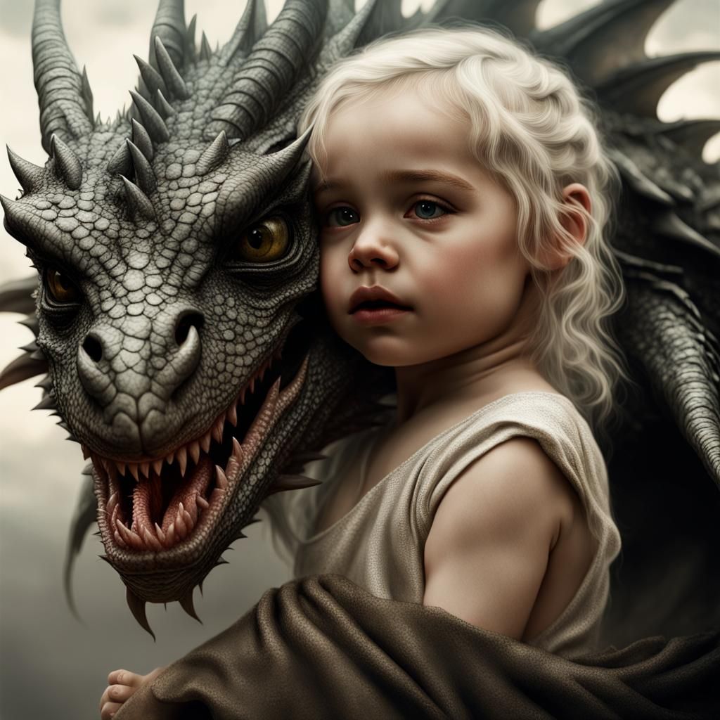 Daughter of the mother of dragons - AI Generated Artwork - NightCafe ...