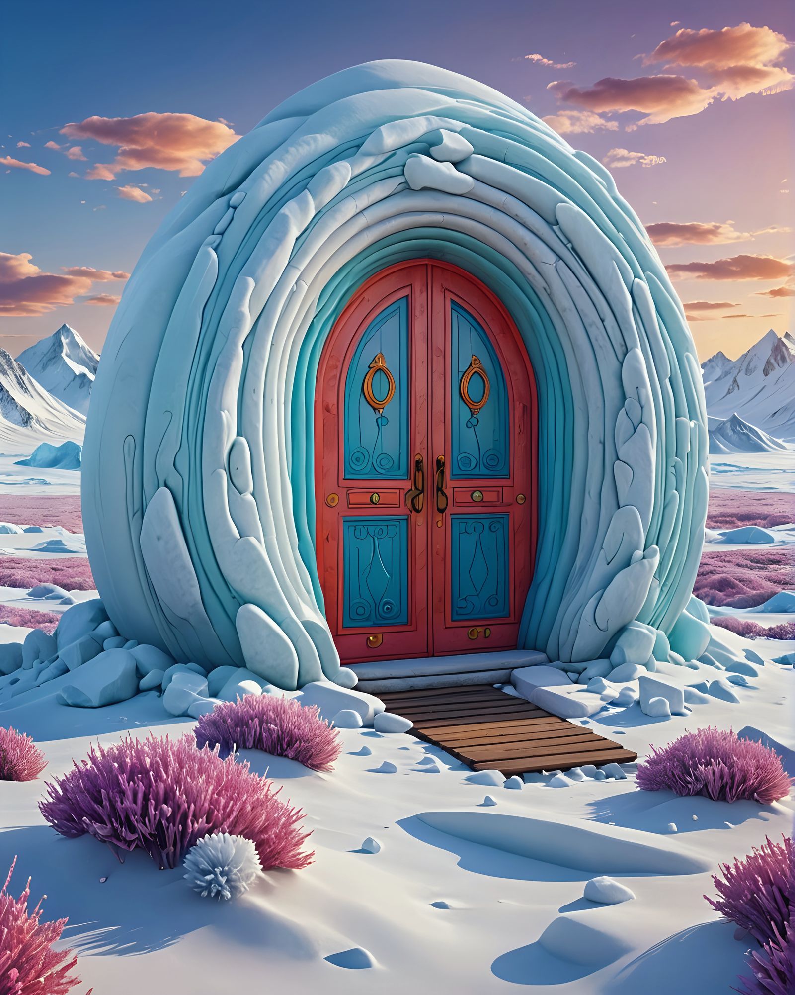 Most SURREAL view - arctic tundra