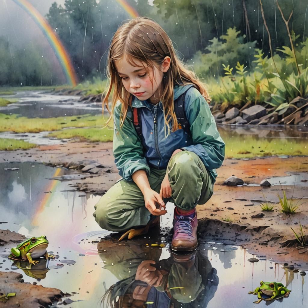 the frog  by @Nancbloom