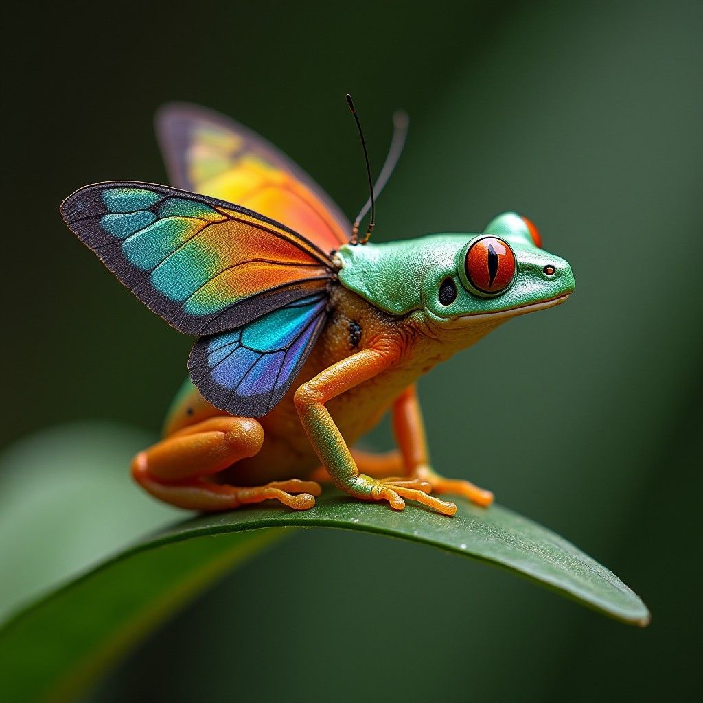 Animal Hybrids - Frog and Butterfly