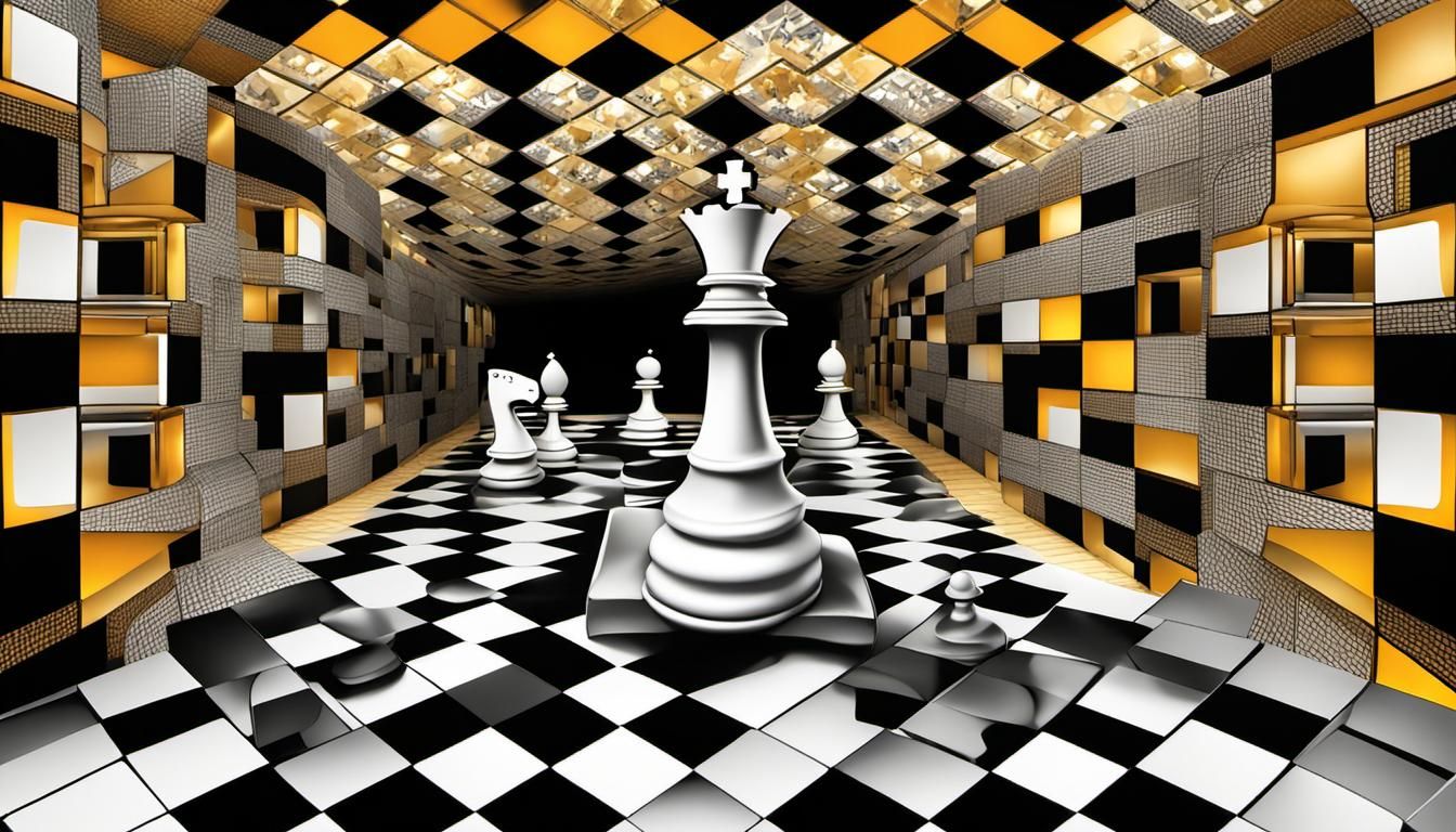 Surreal chessboard