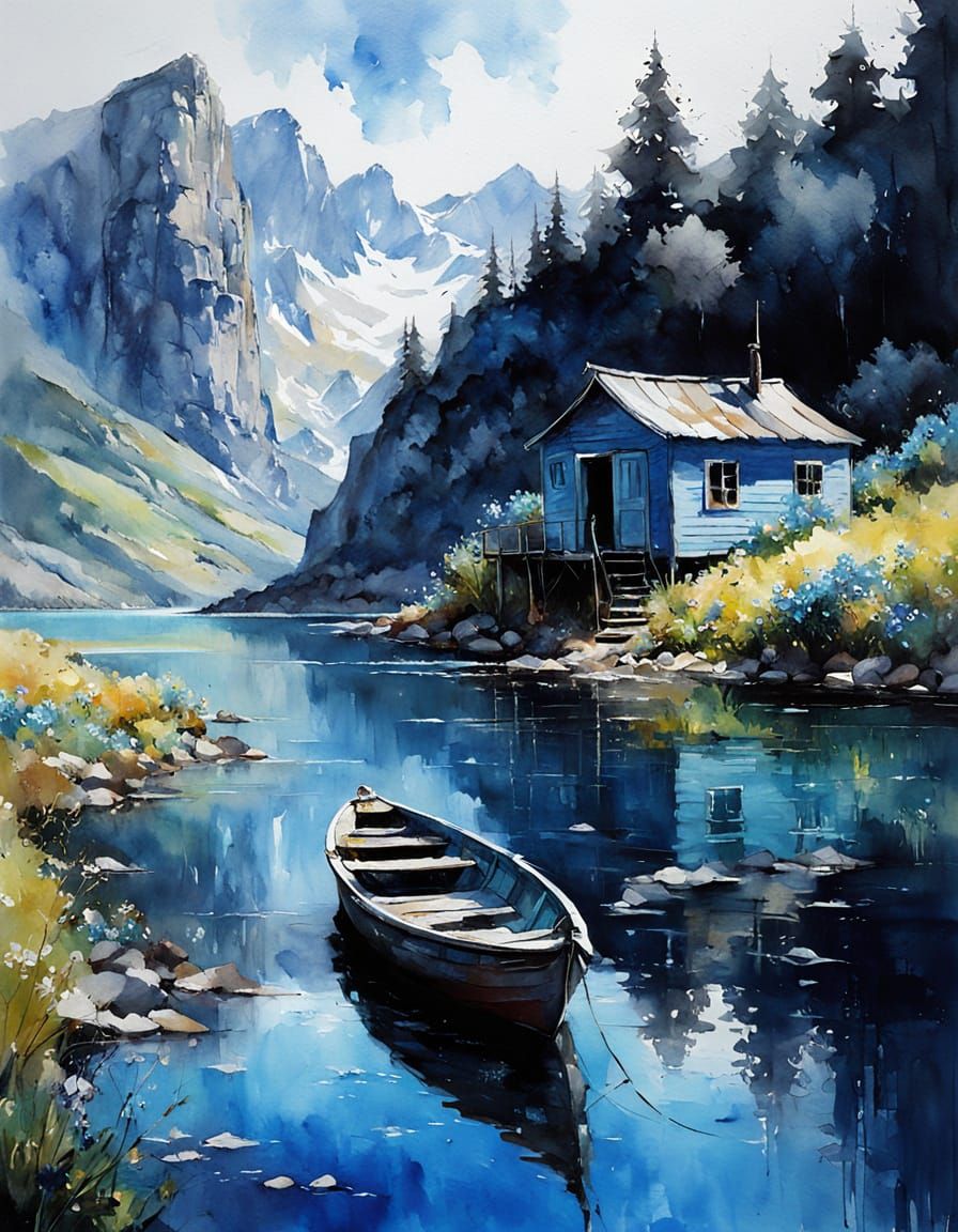 blue day  by @Angelika