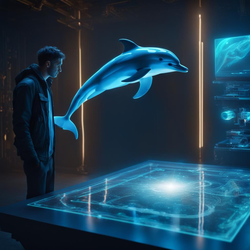 Dolphin Hologram