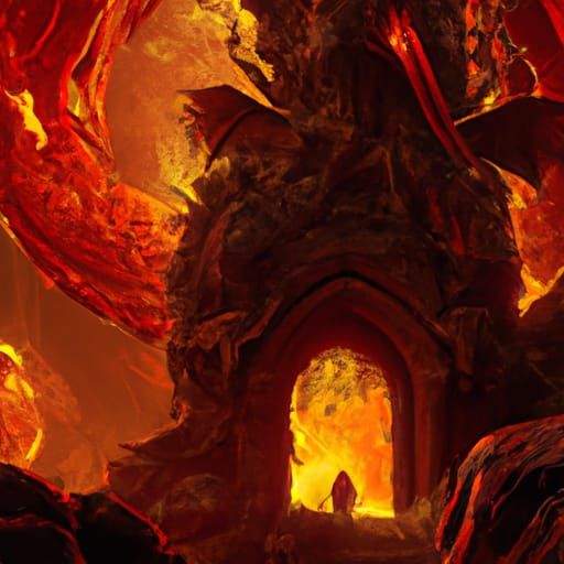 The entrance to Hell