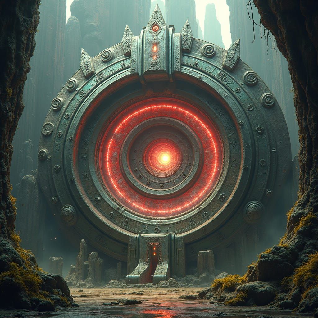 Ancient Time Machine Blends Futuristic Technology with Alien...