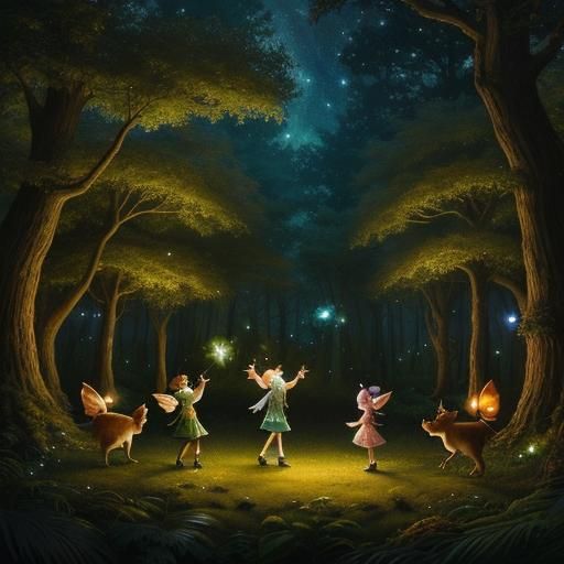 Enchanted Forest Dance Party with Fairies