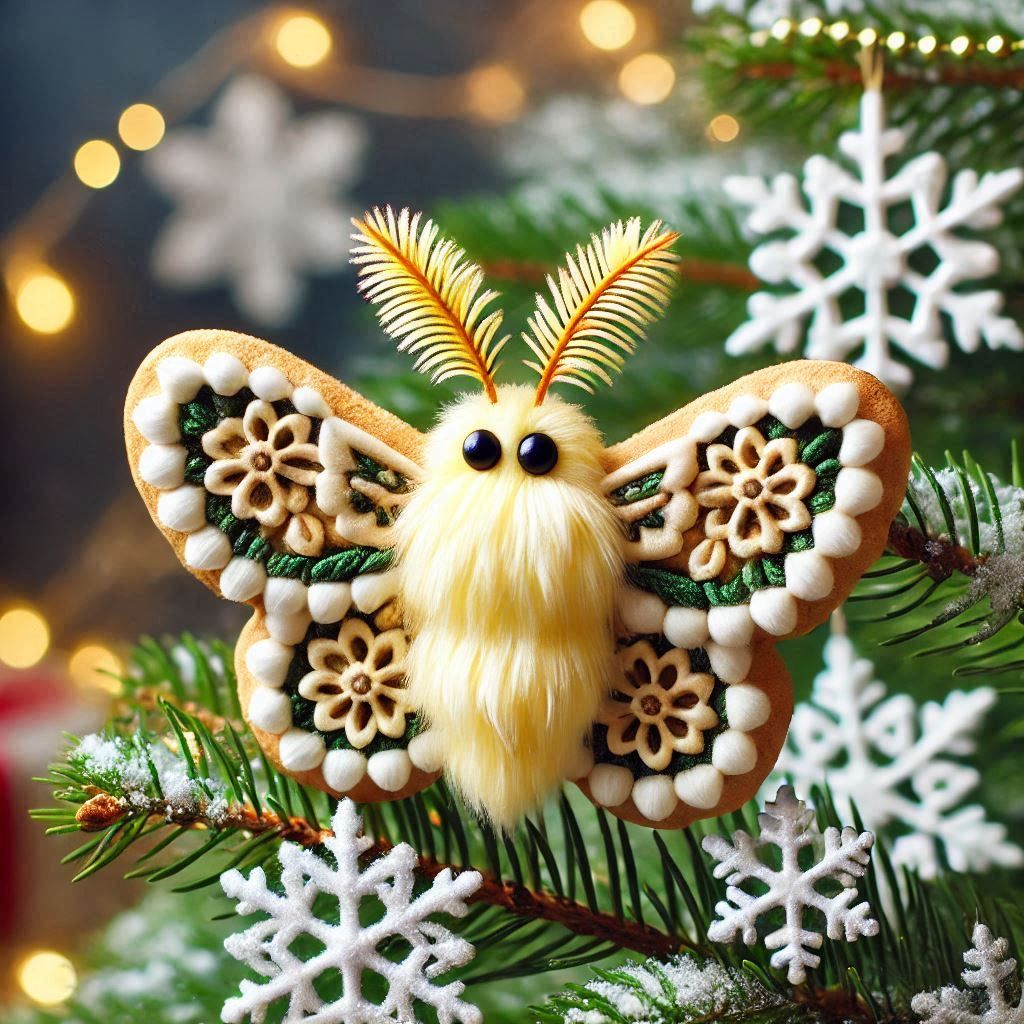 Christmas Moth Cookie