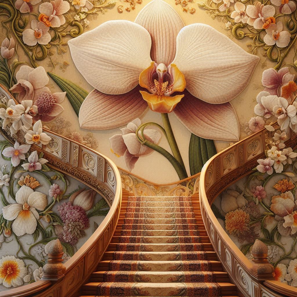 Orchid tapestry
