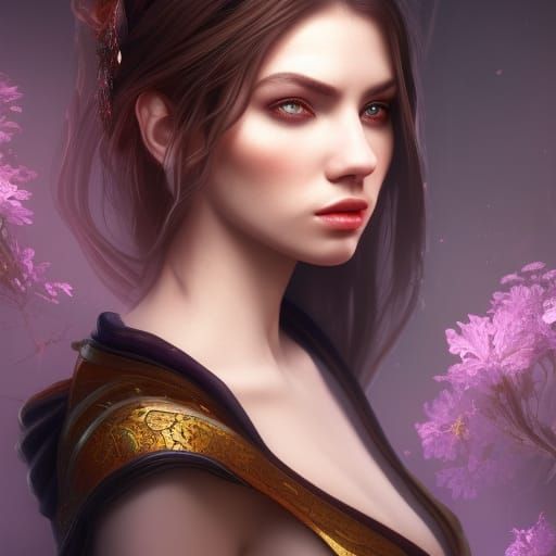 Beautiful woman portrait