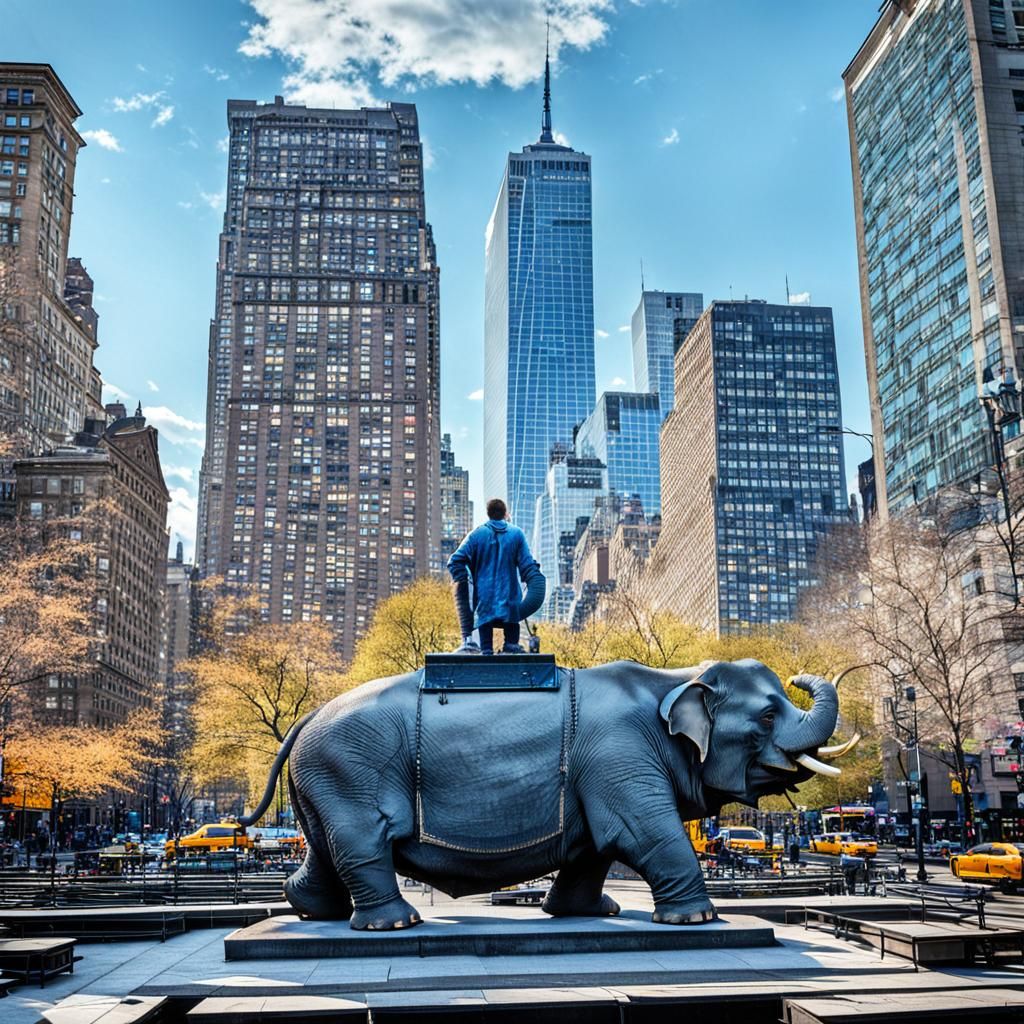 Elephant in Manhattan