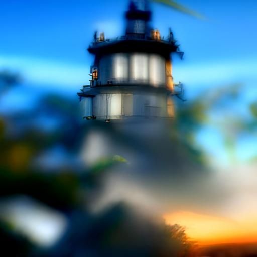Lighthouse at morning light