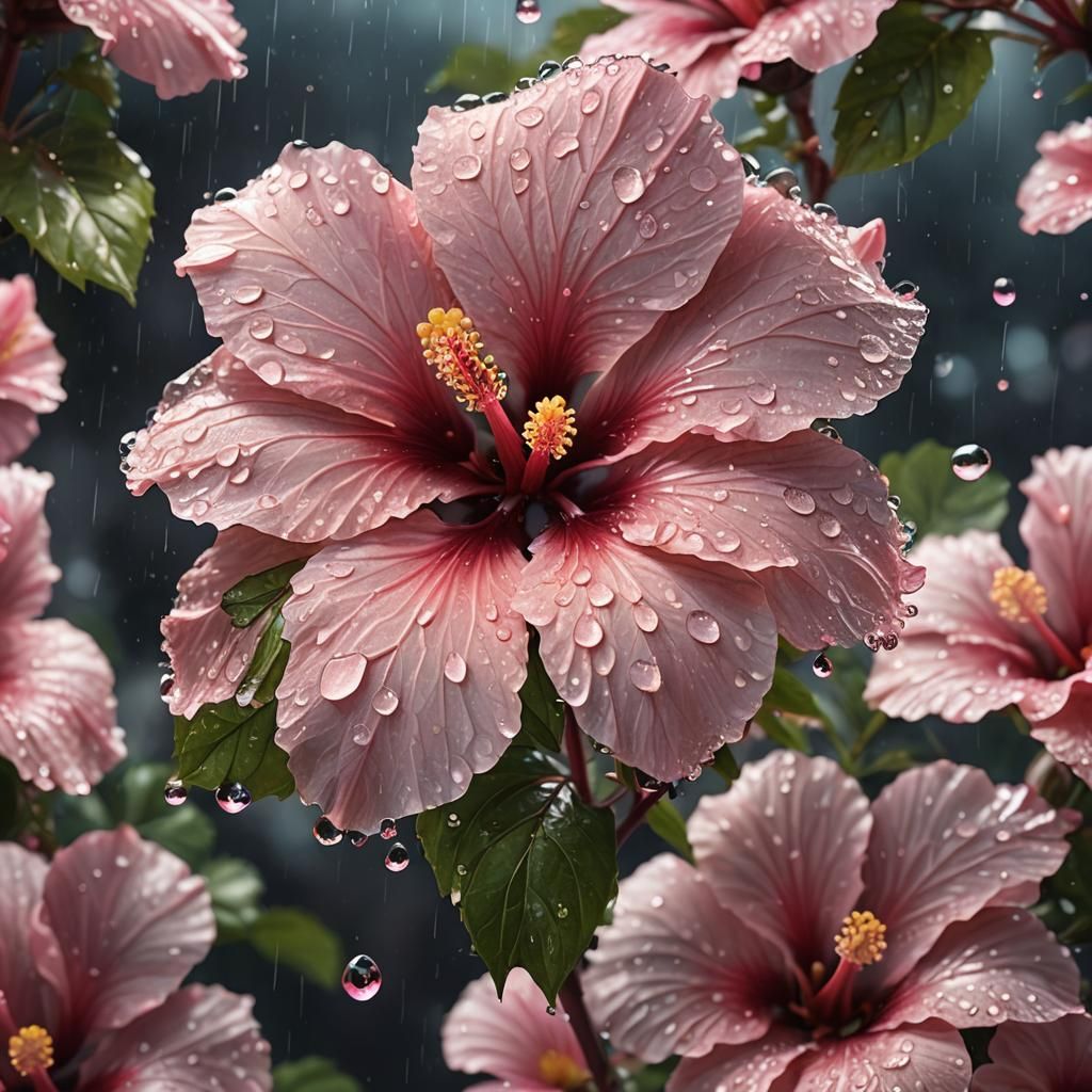 Pink Hibiscus   by @Hilo Girl