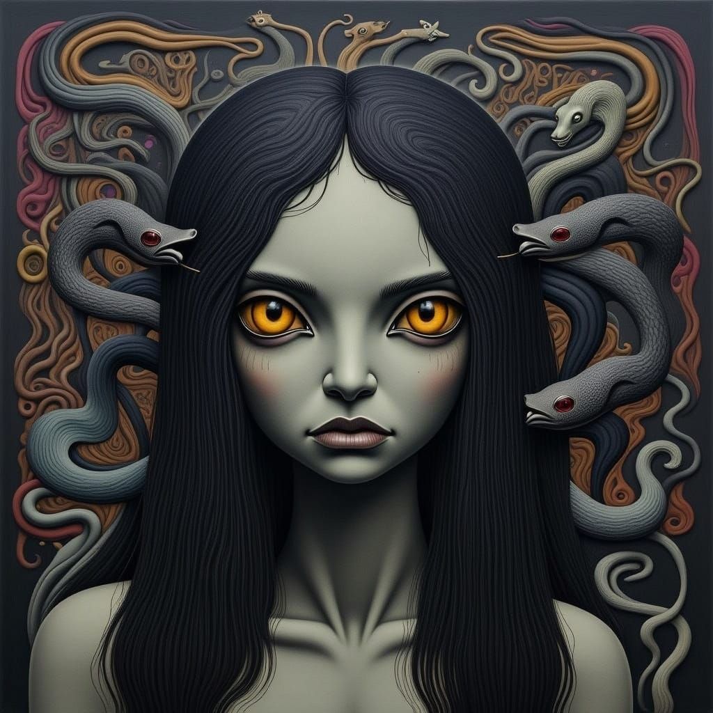 <lora:Marsupial Miasma:1.0> Medusa 