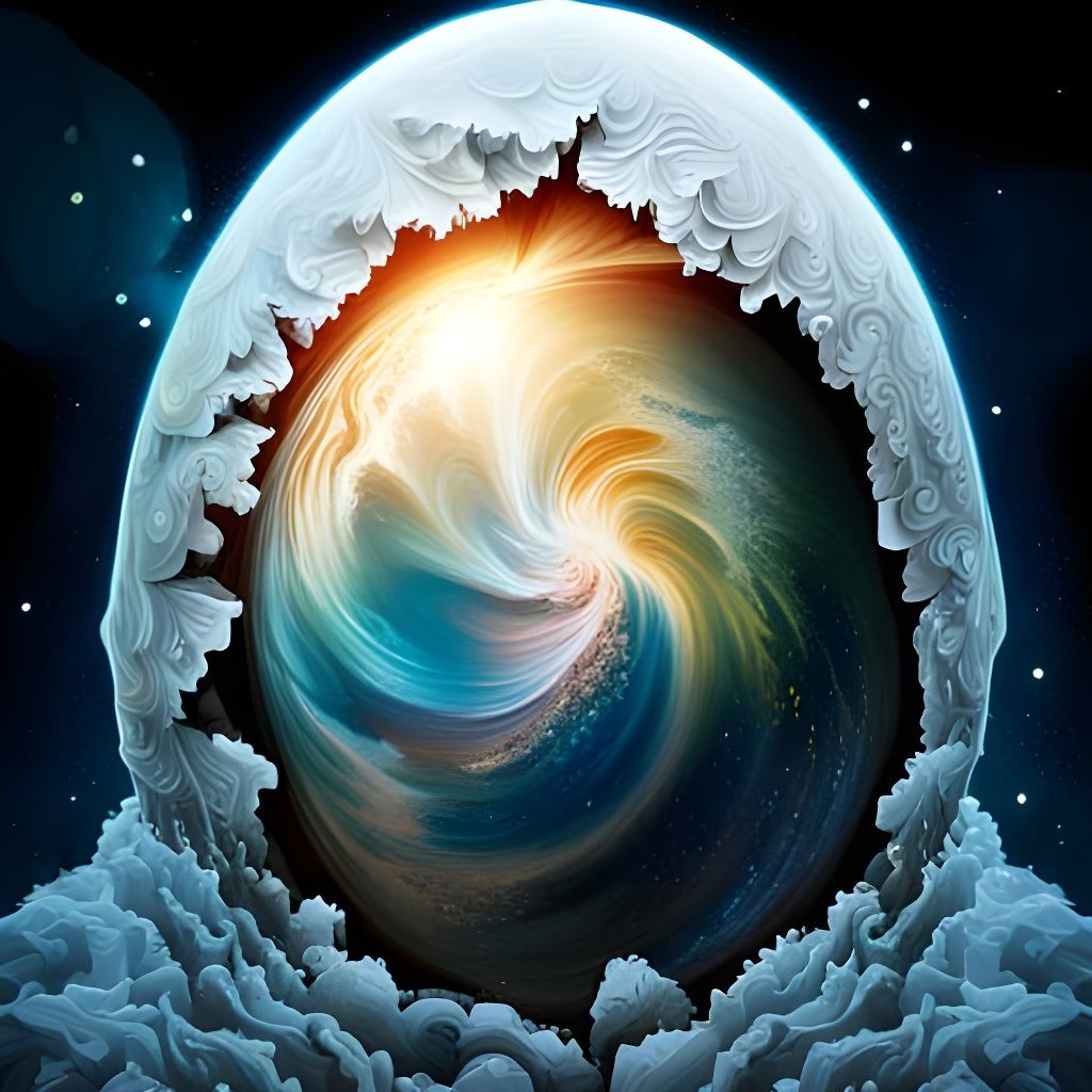 Cracked Galaxy   by @Kle00