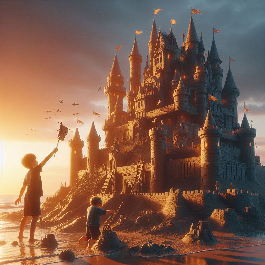 "phew, finished on time!"