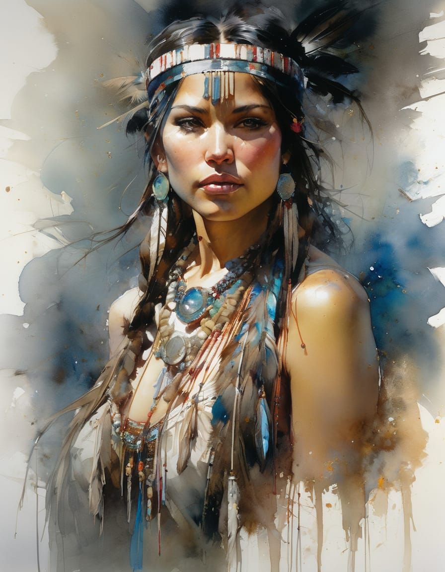 Native American  by @Superbear