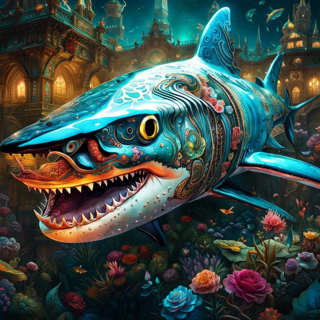 Big Eye Shark  by @Shelly