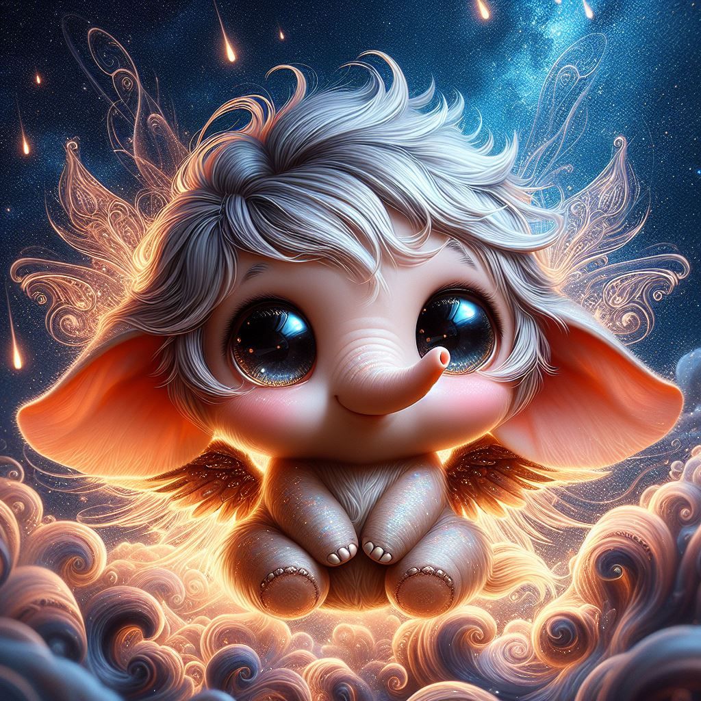 Cute elephant creature