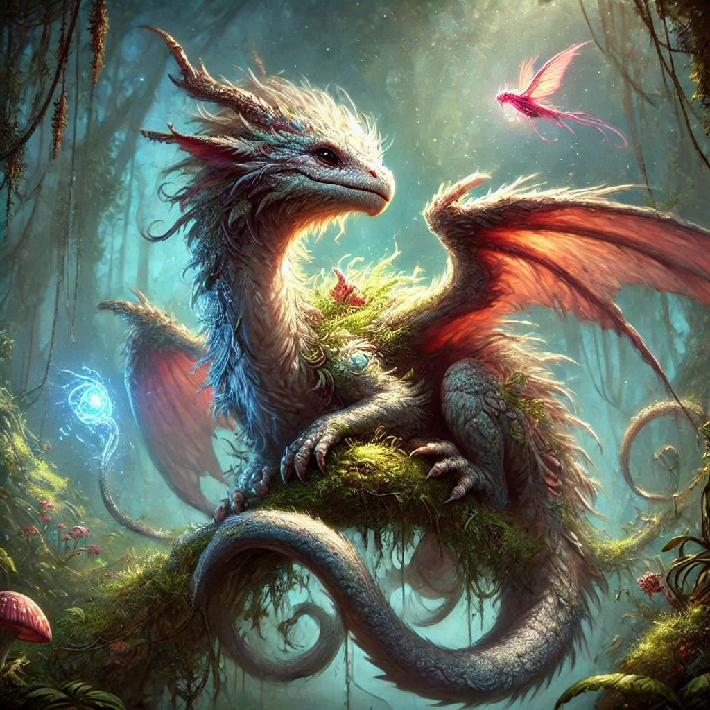 adorable fairy-tale fantasy creature portrait..