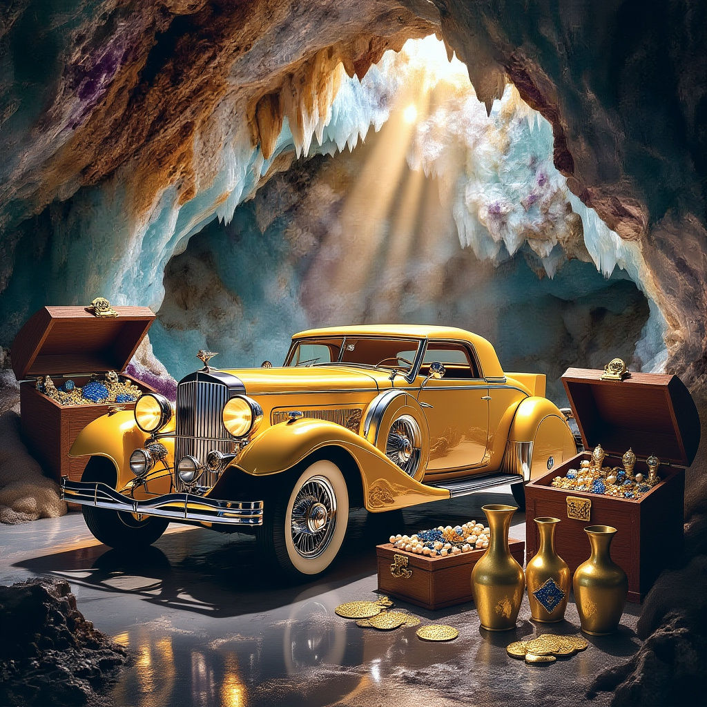 1930s Duesy Model J Coupé Gold