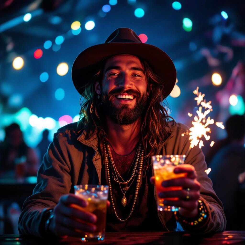 Nomad Celebrating Joyfully