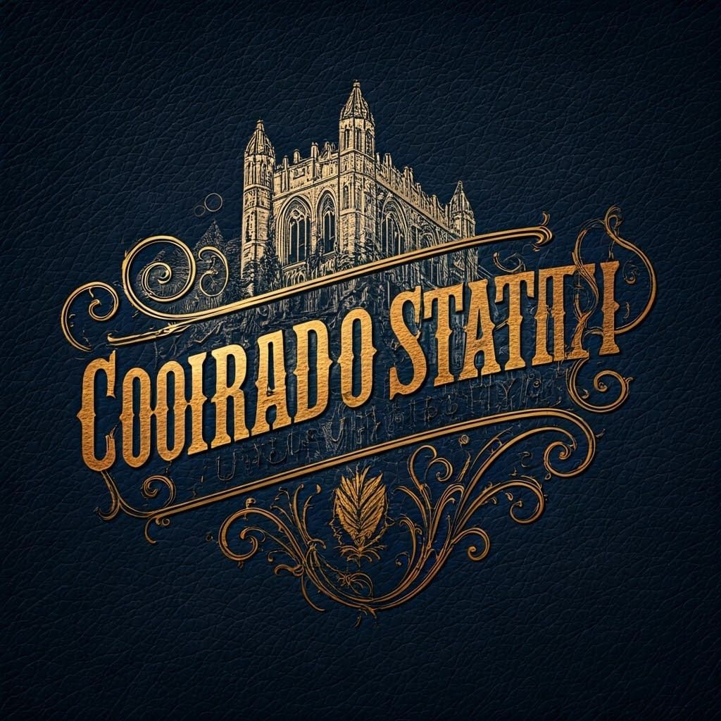 "Create a decorative Victorian book title with the text 'Col...
