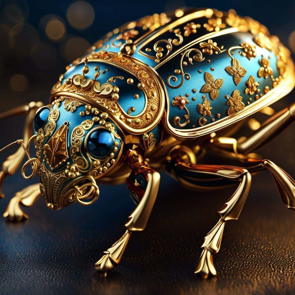Golden Bug  by @Ballaberg