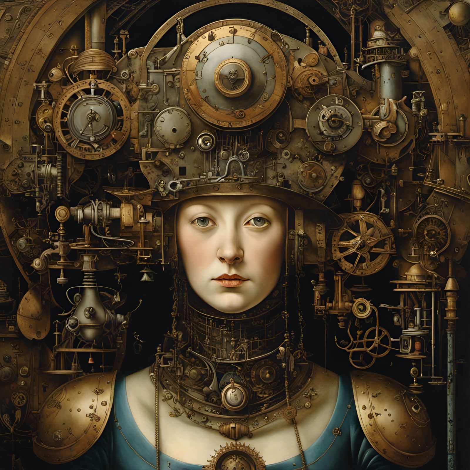 "Mechanical Woman" by Hieronymus Bosch
