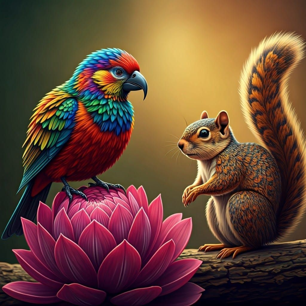 סדרת הסנאי והציפור - כנסו לגלריה