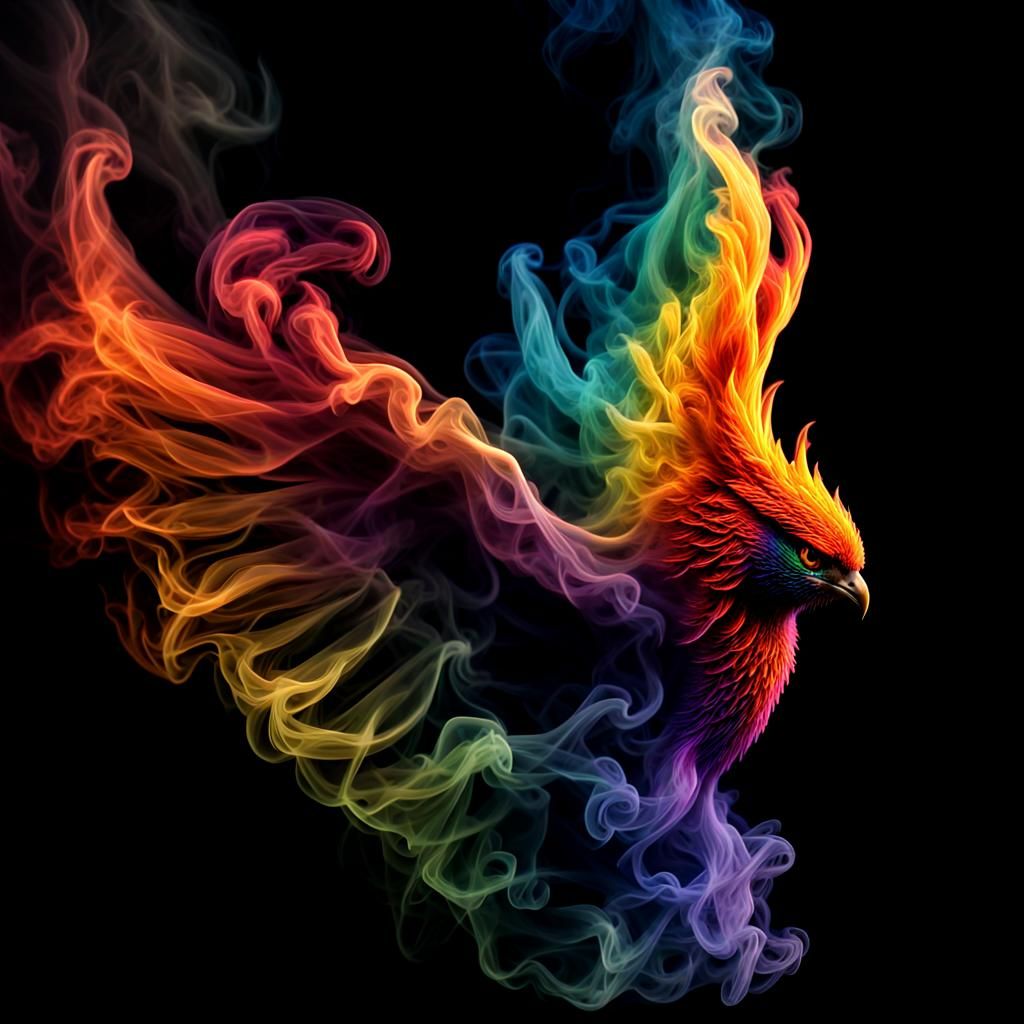 Smoke bird #1  by @premium