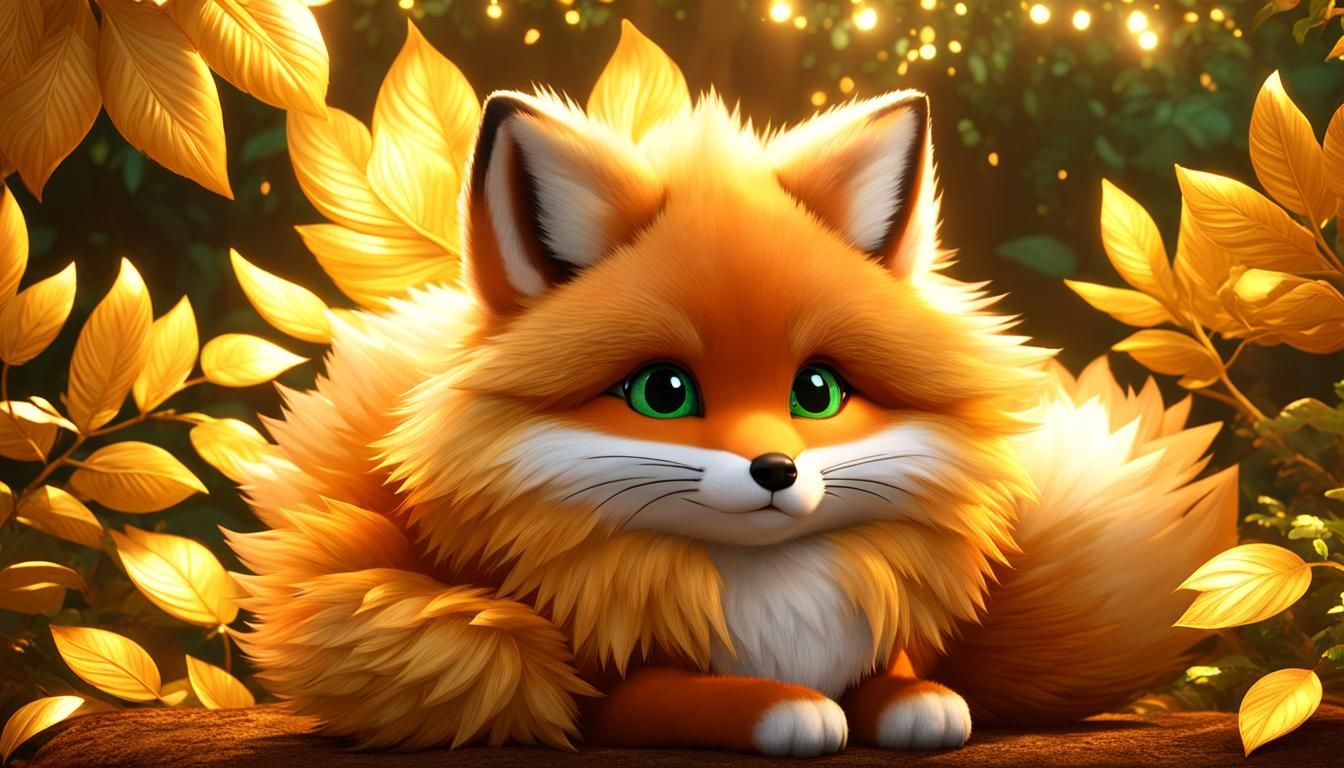 Nine Tailed Fox  by @Rebekah I Knight