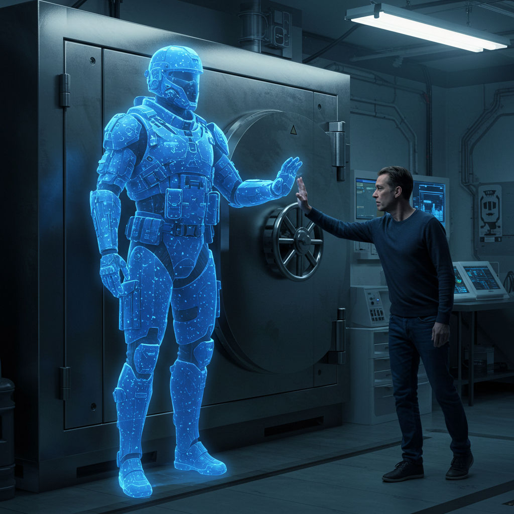 Testing the holographic guard simulation