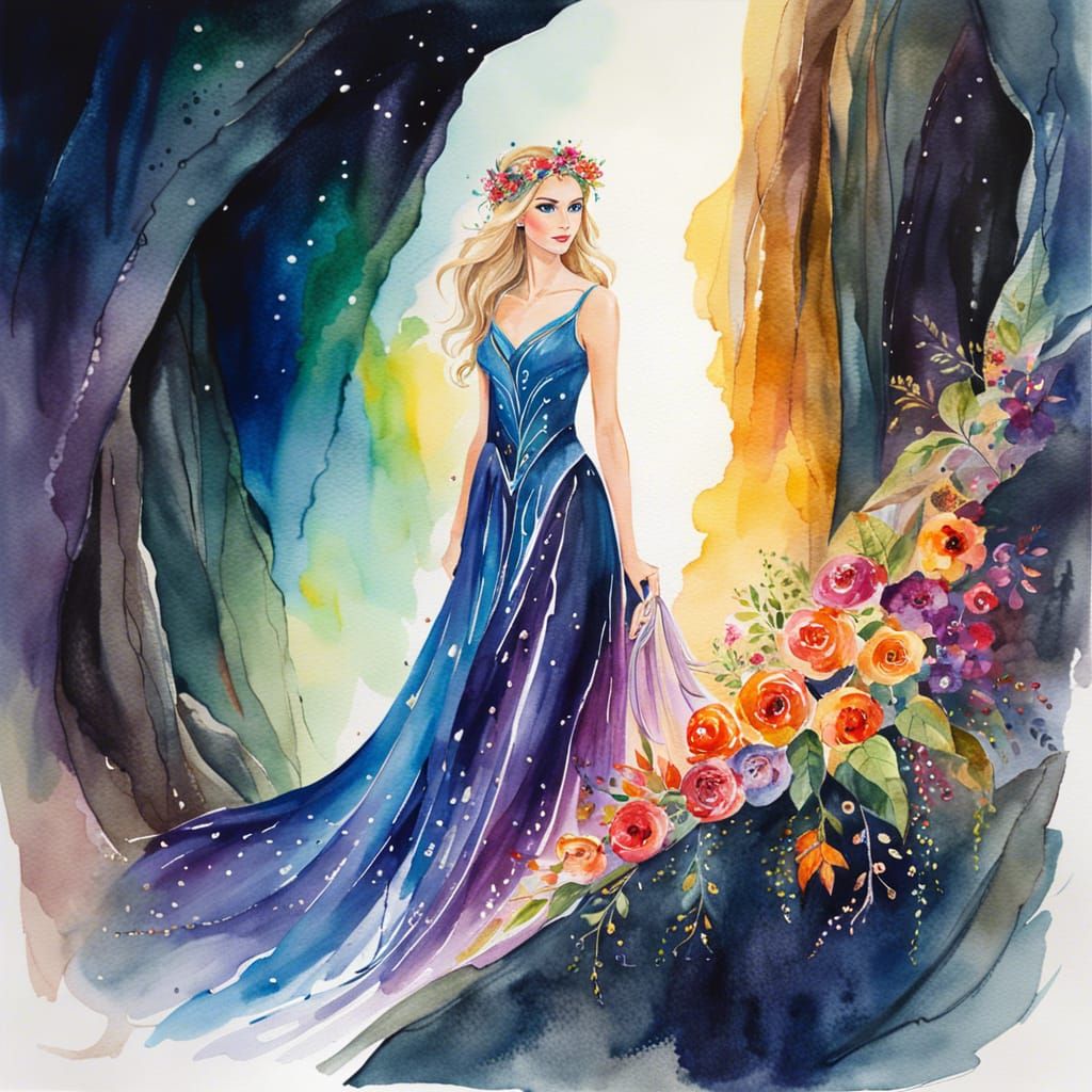 Watercolor Princess  by @Maarten Smeets