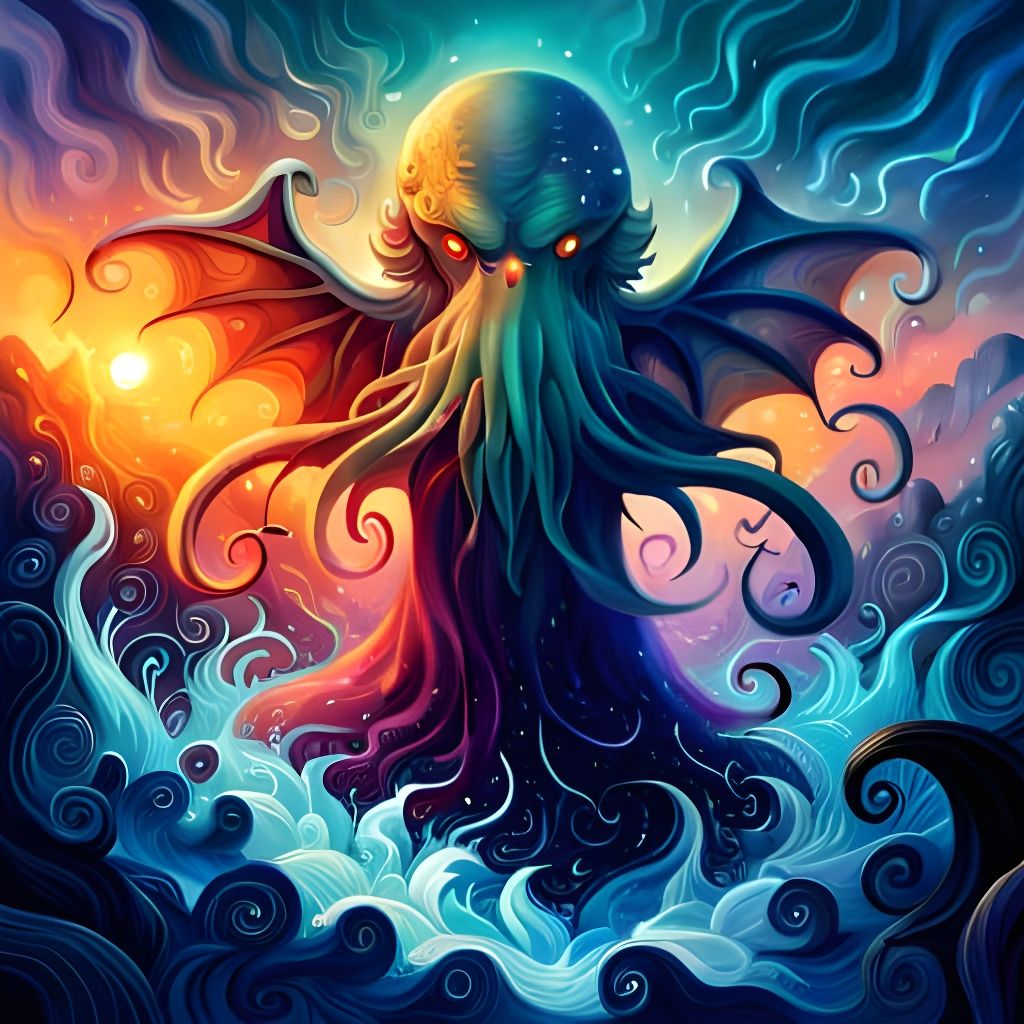 Cthulhu   by @Cilia