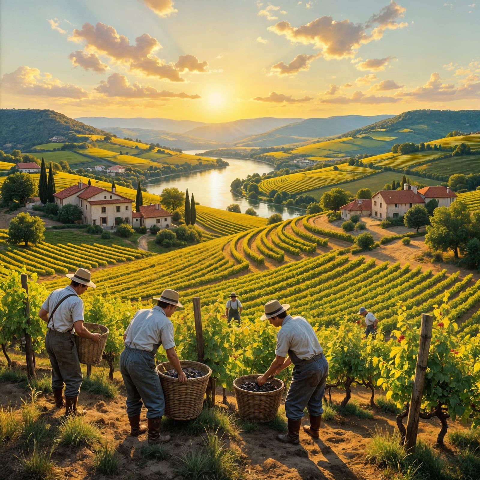 Vineyard Harvest - Hoping for a vintage year!  by @AGermanBeer