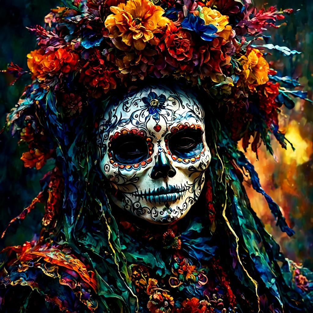 MEXICAN CATRINA MASK