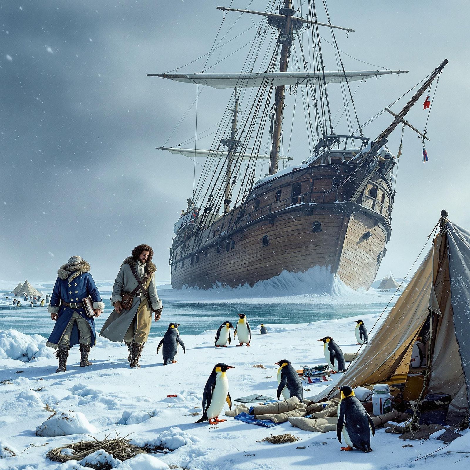 South pole expedition  by @Hannah